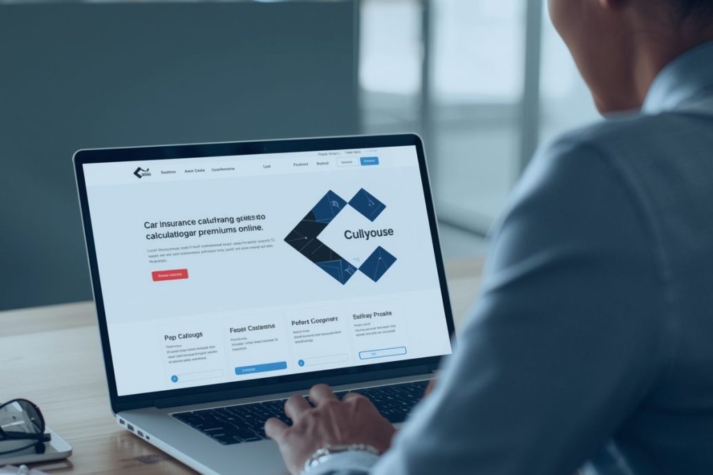 Car insurance premium calculator showing rate comparison 2026