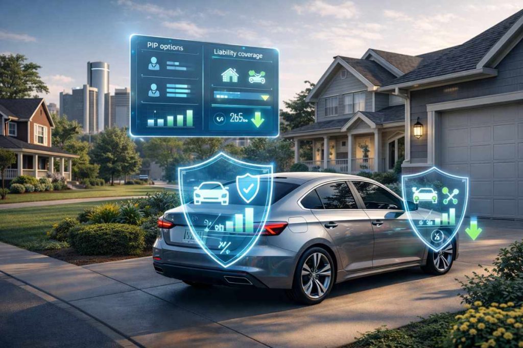 Future cheap car insurance in Michigan with digital protection and lower premiums